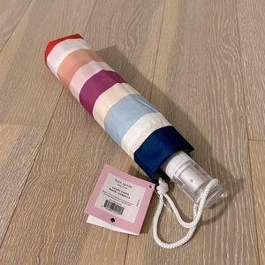Kate Spade Candy Stripe Umbrella NWT